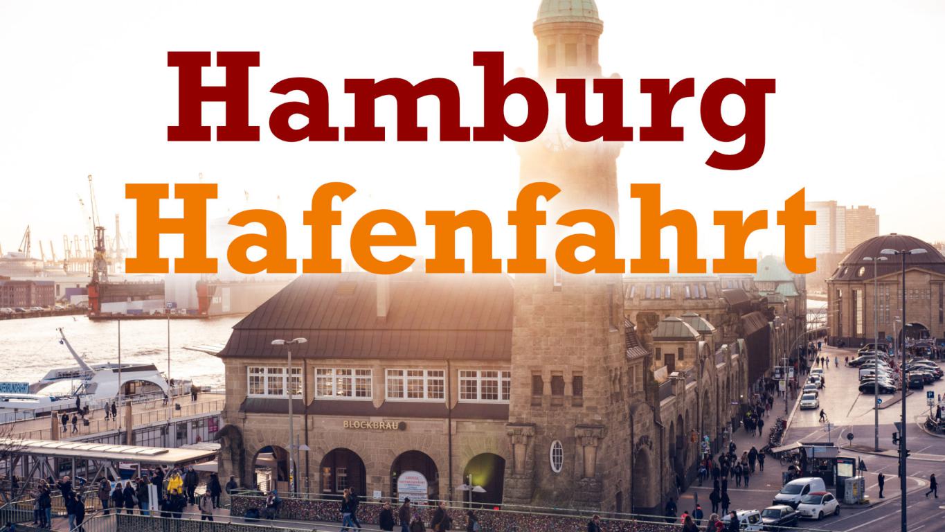 Inlandstourismus 2020: Hamburg Hafenrundfahrt