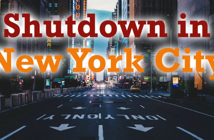 New York im Shutdown durch den Coronavirus