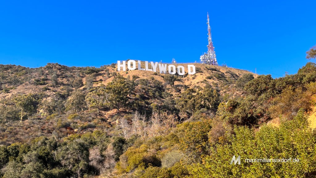 Hollywood-Zeichen in den Hollywood-Hills